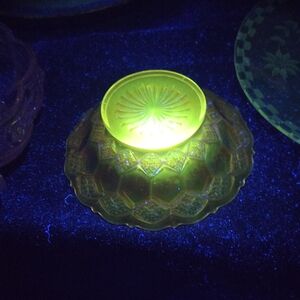 Vintage Carnival Glass Glows